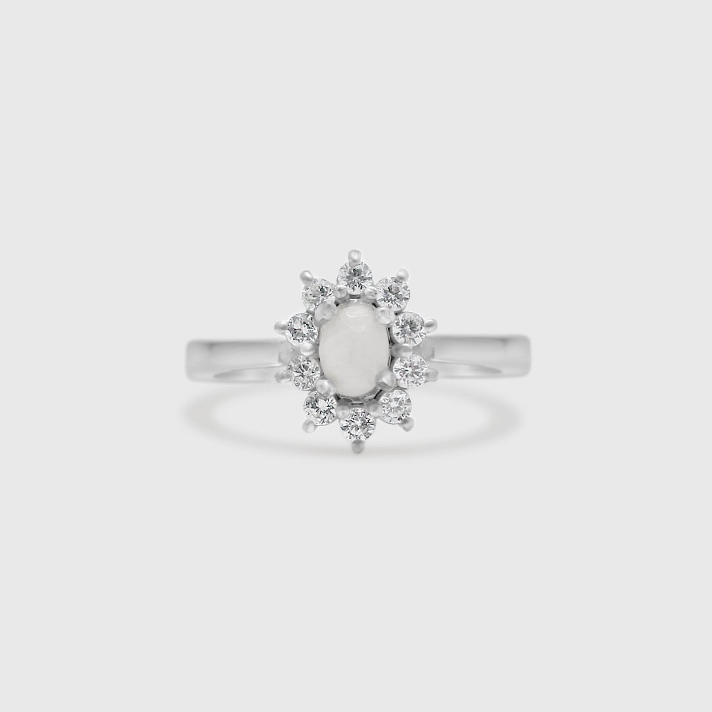 Halo Gem Ring