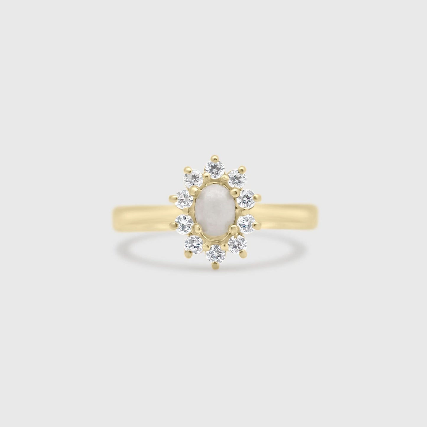 Halo Gem Ring