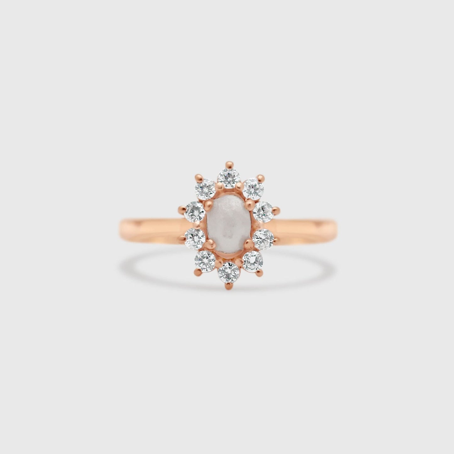 Halo Gem Ring