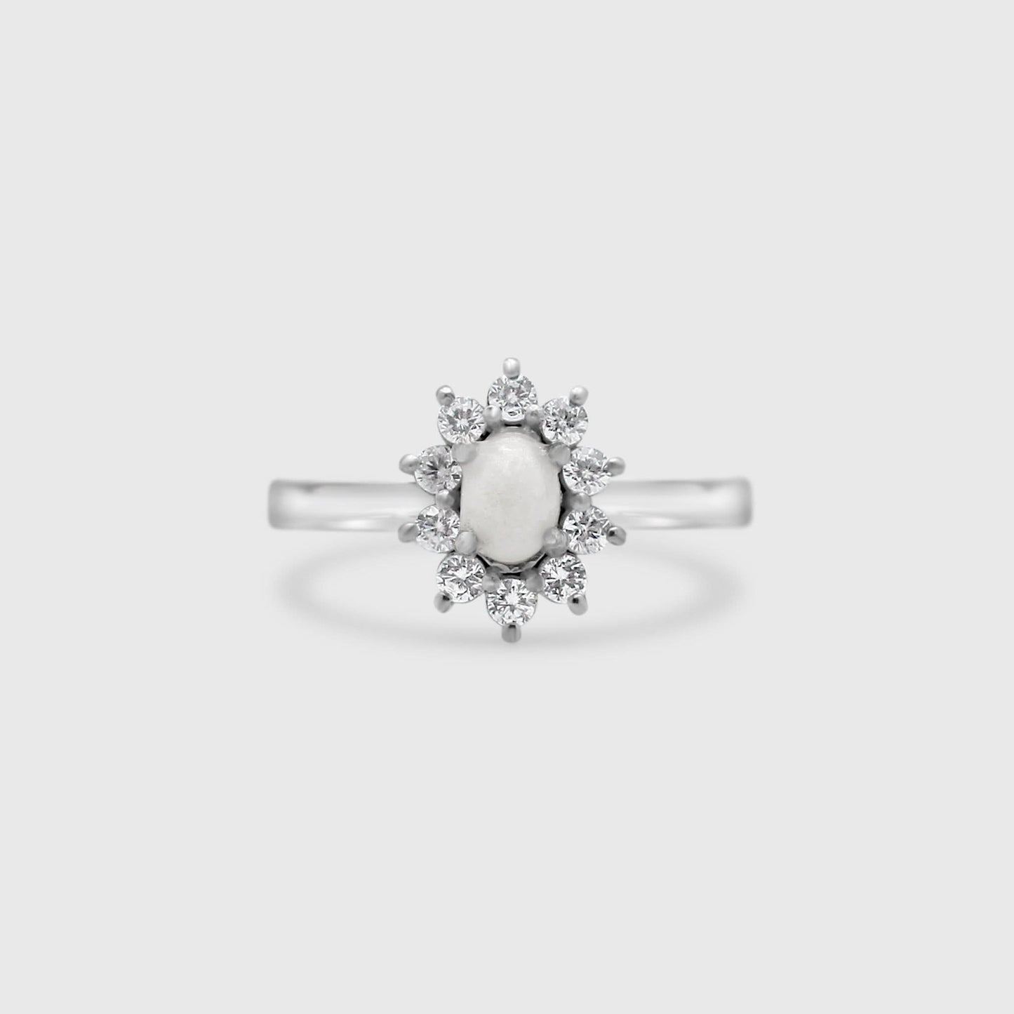 Halo Gem Ring