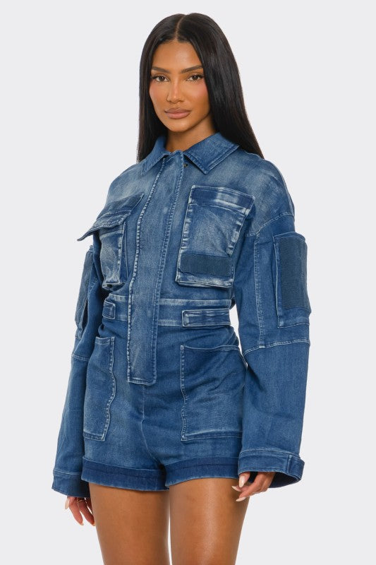 PLUS SIZE City Command Romper