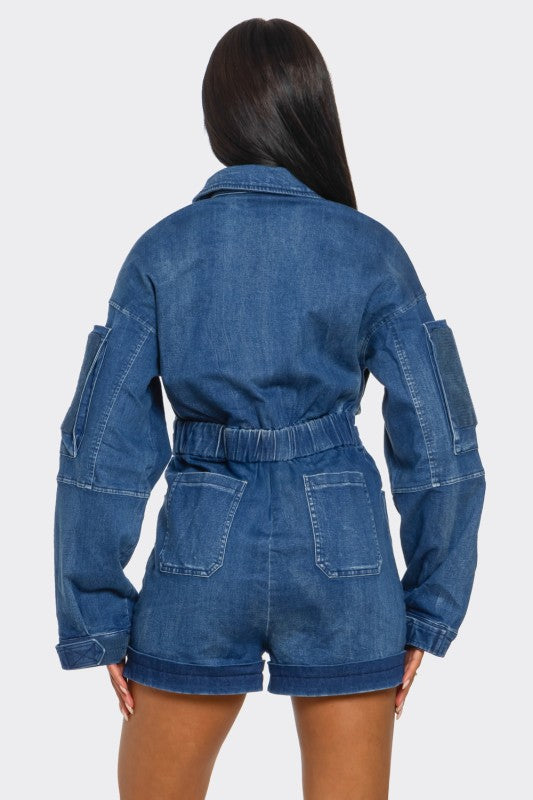 PLUS SIZE City Command Romper