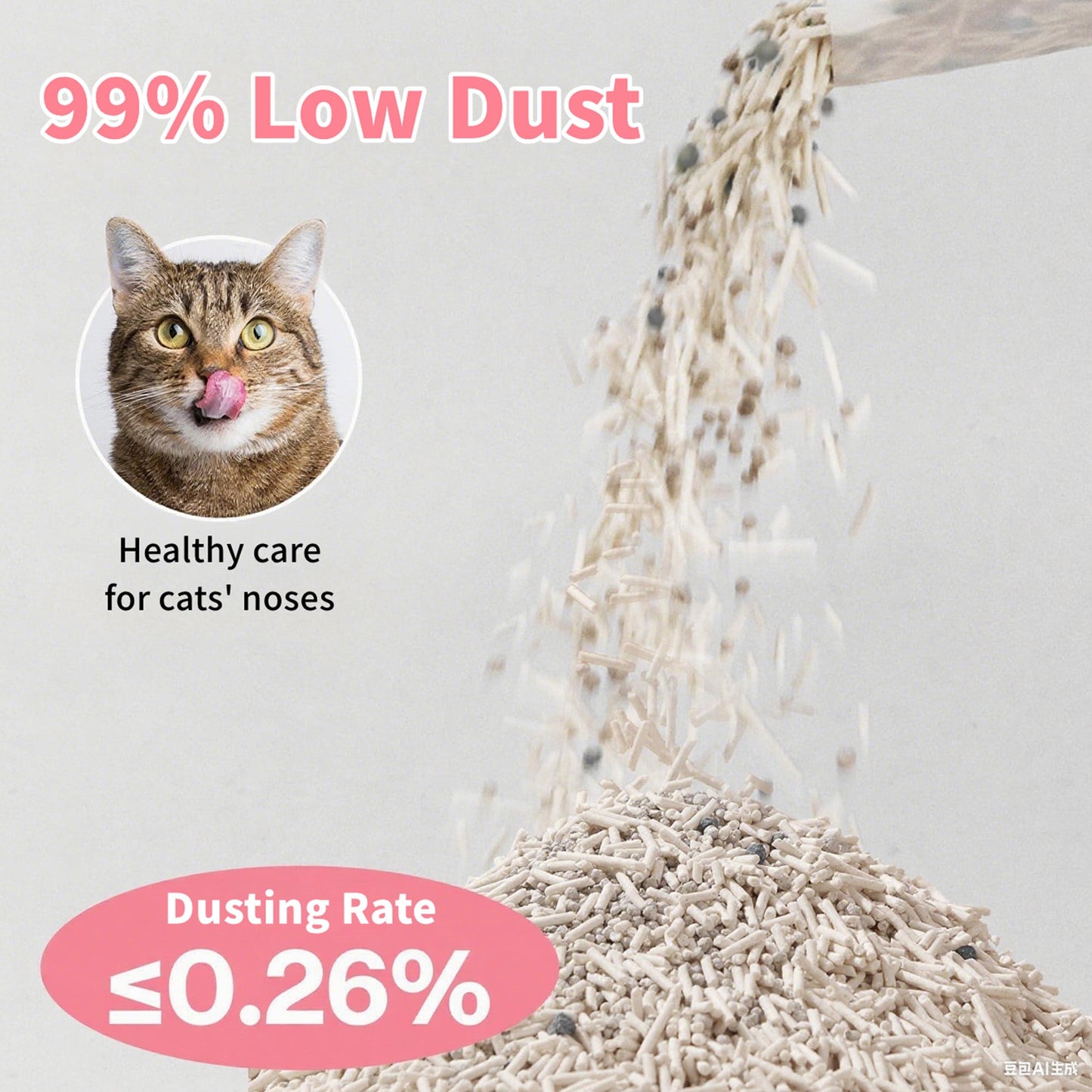 5-In-1 Cat Litter White Blosoom Scent, Yucca Enhanced