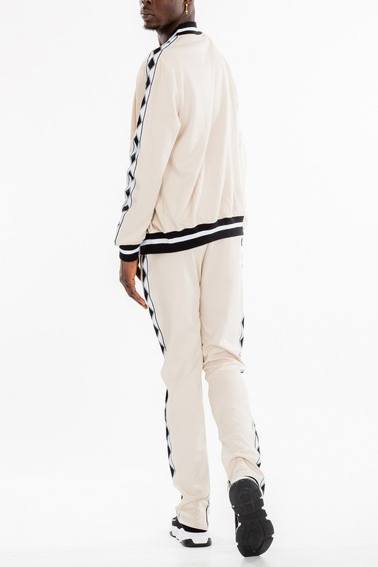 Men's Diamond Tape 2 piece Track Suit