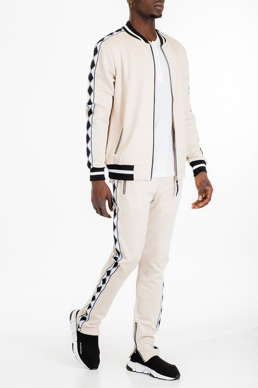 Men's Diamond Tape 2 piece Track Suit