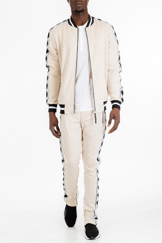 Men's Diamond Tape 2 piece Track Suit