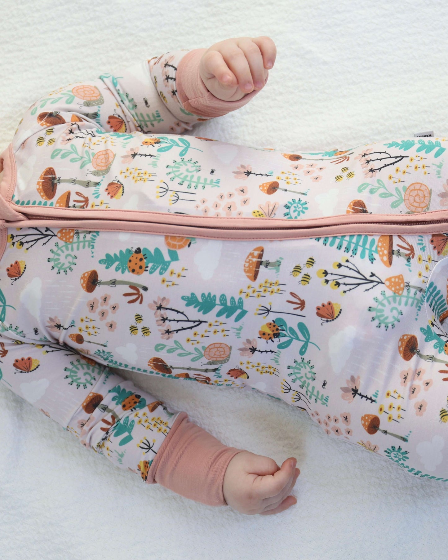 Bamboo Zipp Jammies - Fern  🌿