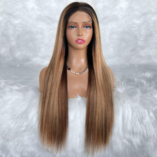 Layla Glueless 5x5 HD Lace Professionally Colored 100% Human Hair Closure Wig