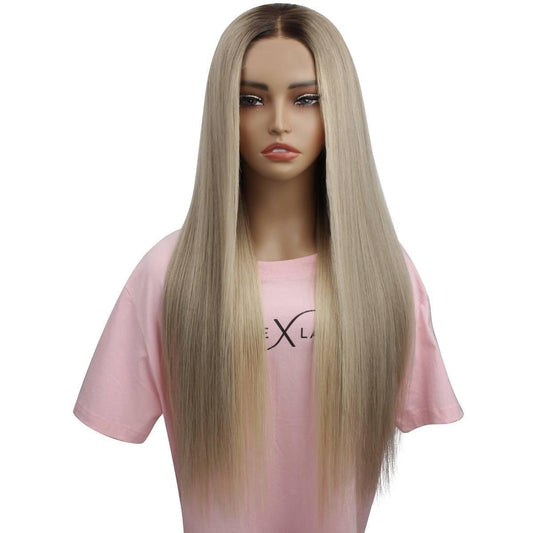 Tiffany Glueless 5x5 HD Lace Professionally Colored 100% Human Hair Closure Wig