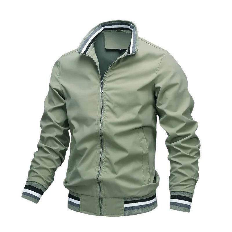 Men's Waterproof Windbreaker Jacket: Stylish & Protected for Autumn/Winter