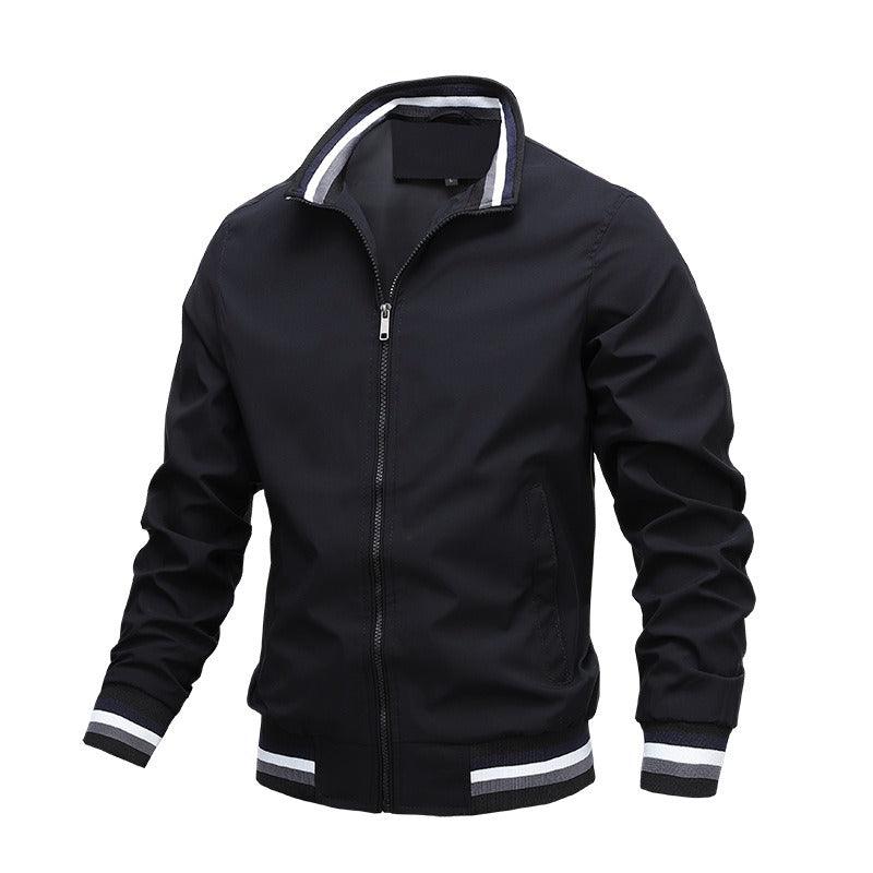 Men's Waterproof Windbreaker Jacket: Stylish & Protected for Autumn/Winter