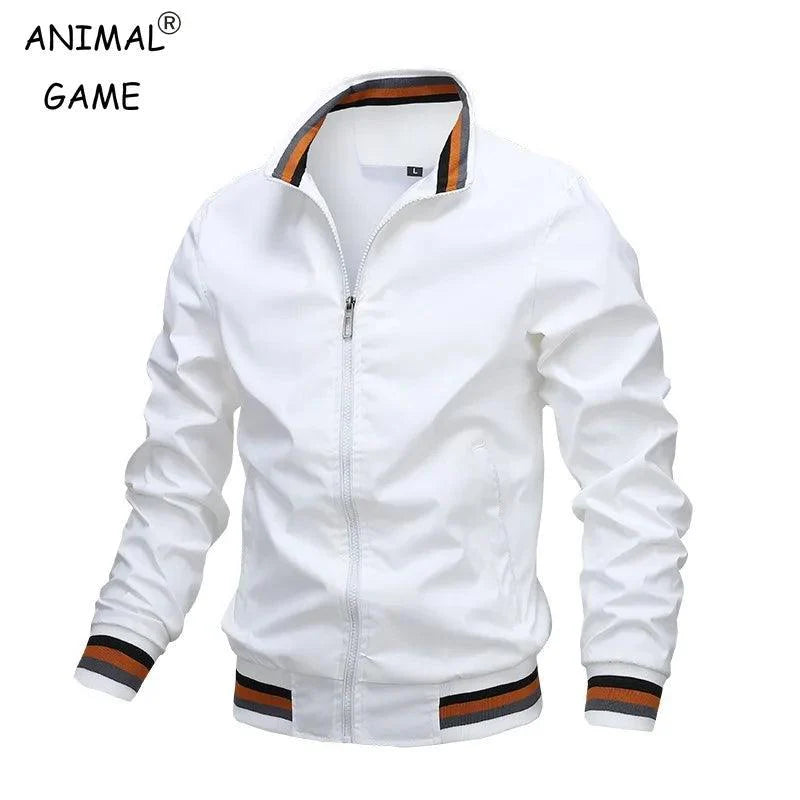 Men's Waterproof Windbreaker Jacket: Stylish & Protected for Autumn/Winter