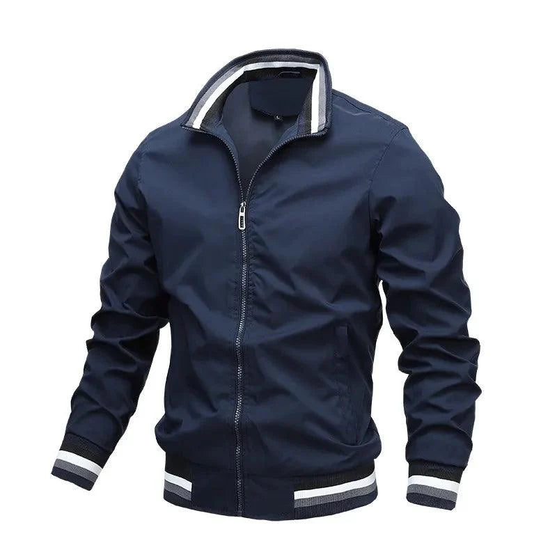 Men's Waterproof Windbreaker Jacket: Stylish & Protected for Autumn/Winter